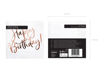Picture of NAPKINS HAPPY BIRTHDAY WHITE 33X33CM
